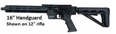 DERYA TM22 16″ Handguard *Fits 12″, 16″, 18″ Barrels