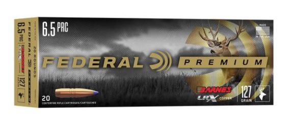 FED 6.5 PRC 127GR BARNES LRX