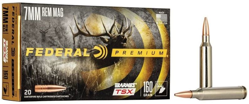 FED. PREM. 7MM REM MAG BARNES TSX 160GR