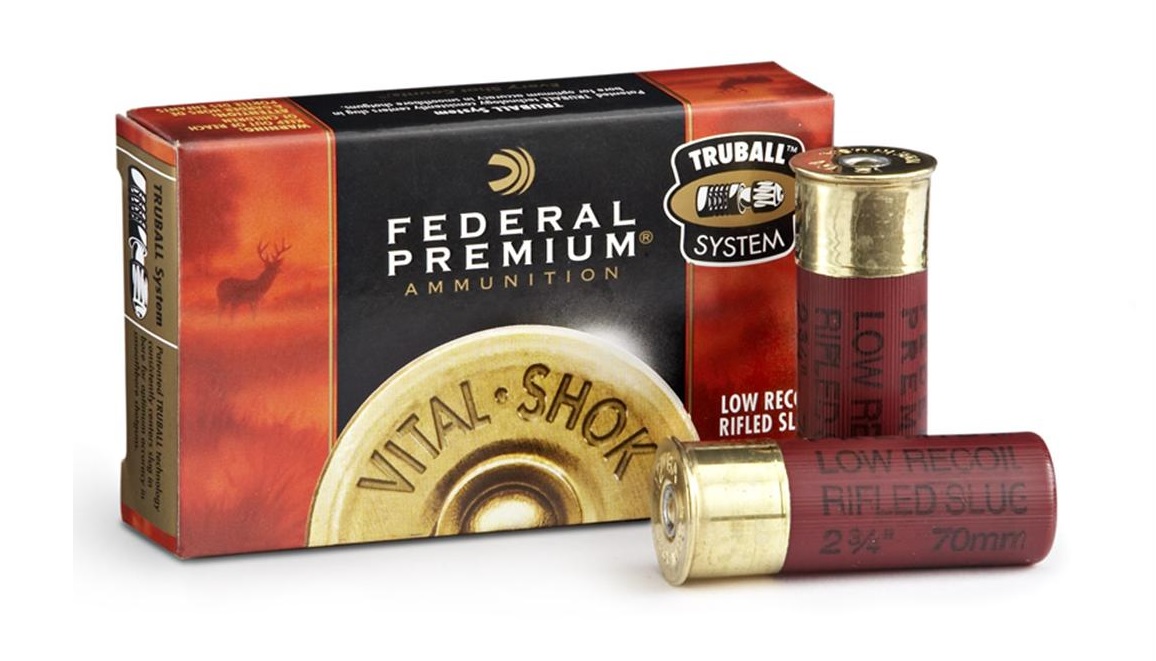 FED. 12 ga. 2-3/4” Low Recoil TRU-BALL HP SLUG