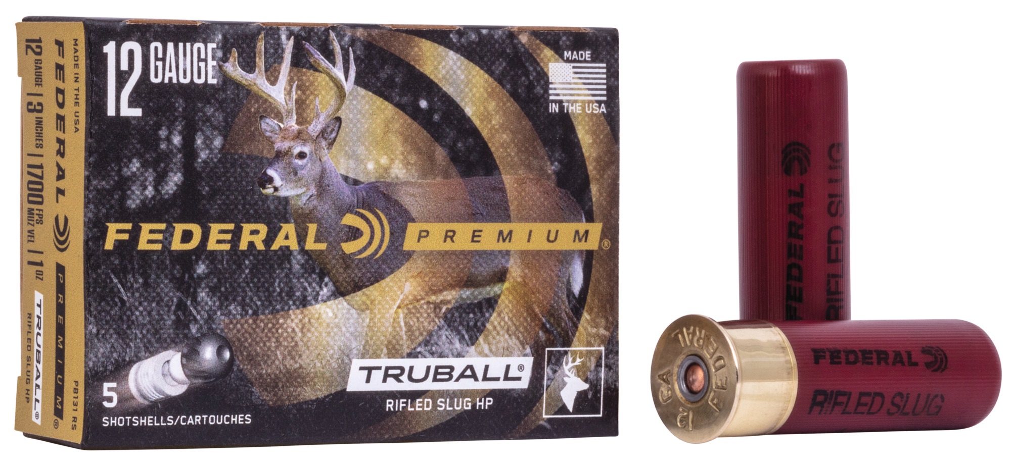 FED. PREM. VITAL SHOK 12GA 3” 10Z TRUBALL HP