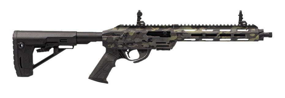 ADLER RF224 SEMI AUTO RIFLE, 22LR, 11.7″BBL, 26.3″OAL, MULTI