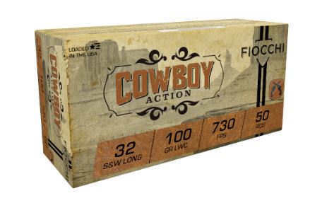 FIOCCHI 32LA- 32 S&W LONG 100 GR #LWC