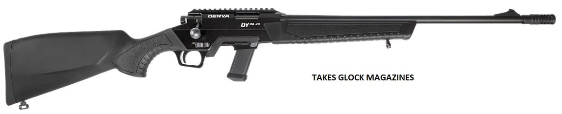 DERYA c.9MM 16″ BOLT Action Synthetic